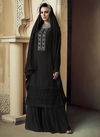 Black Colour Latest Fancy Designer Stylish Festive Wear Fox Georgette Heavy Work Salwar Suit Collection 8104